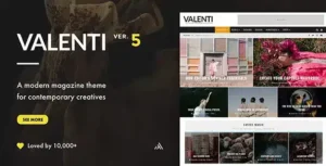 Free Download Valenti – WordPress HD Review Magazine News Theme 5.7.0 [Latest Version]