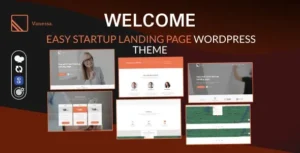 Free Download Vanessa – Easy Startup Landing Page WP Theme 1.0.9 [Latest Version]