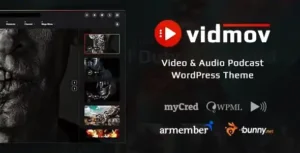 Free Download VidMov – Video WordPress Theme 2.3.1 [Latest Version]