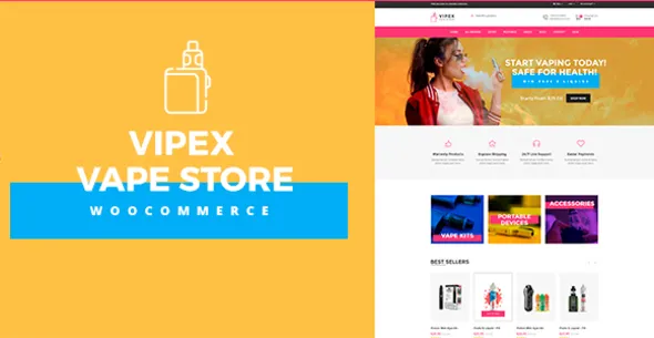 Free Download Vipex – Vape Store Theme 1.03 [Latest Version]