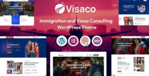 Free Download Visaco - Immigration and Visa Consulting WordPress Theme 2.0 [Latest Version]