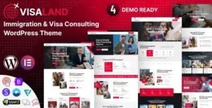Free Download Visaland – Immigration and Visa Consulting WordPress Theme 1.2.0 [Latest Version]