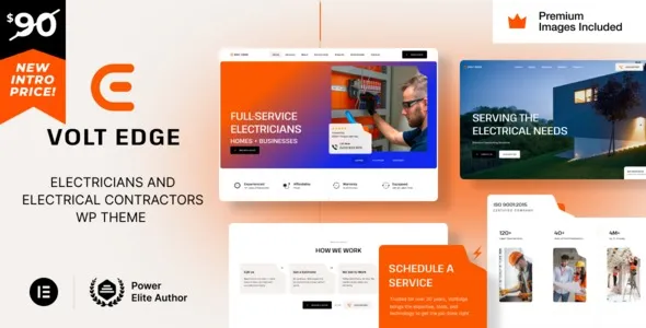 Free Download VoltEdge – Electrician Electrical Contractor WordPress Theme 7 [Latest Version]
