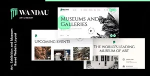 Free Download Wandau - Art & History Museum WordPress Theme 1.4.0 [Latest Version]