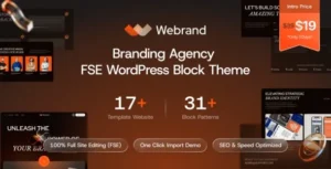 Free Download Webrand – Branding Agency Gutenverse FSE WordPress Block Theme 1.0.0 [Latest Version]