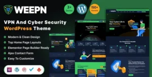 Free Download Weepn – VPN & Cloud Services WordPress Theme 1.0.0 [Latest Version]