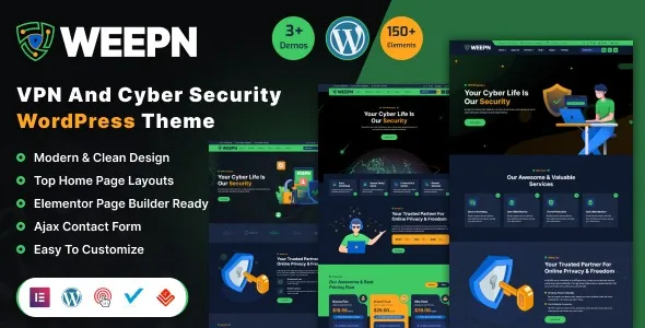 Free Download Weepn – VPN & Cloud Services WordPress Theme 1.0.0 [Latest Version]