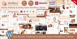 Free Download Wellnez – Beauty Spa & Wellness Salon WordPress Theme 2.3.4 [Latest Version]