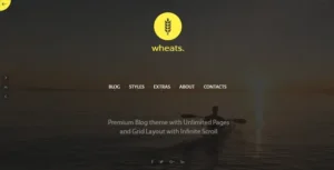 Free Download Wheats - Blogging WordPress Theme 1.9 [Latest Version]