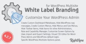 Free Download White Label Branding for WordPress Multisite 4.2.9.100641 [Latest Version]