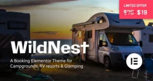 Free Download WildNest– Campgrounds & RV Parks Booking Theme 1.2 [Latest Version]