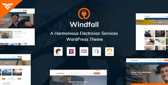 Free Download Windfall – Electrician Services WordPress Theme 1.6.3 [Latest Version]
