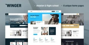 Free Download Winger Aviation & Flight School WordPress Theme 1.0.16 [Latest Version]