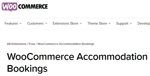 Free Download WooCommerce Accommodation Bookings 1.3.8 [Latest Version]