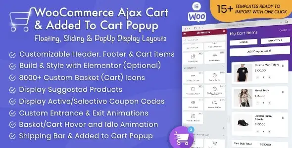 Free Download WooCommerce Ajax Cart & Added To Cart Popup Plugin 1.6.6 [Latest Version]