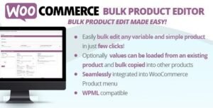 Free Download WooCommerce Bulk Product Editor 3.0 [Latest Version]