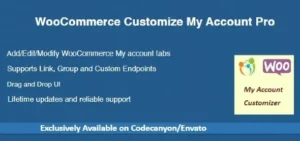 Free Download WooCommerce Customize My Account Pro 4.4.0 [Latest Version]