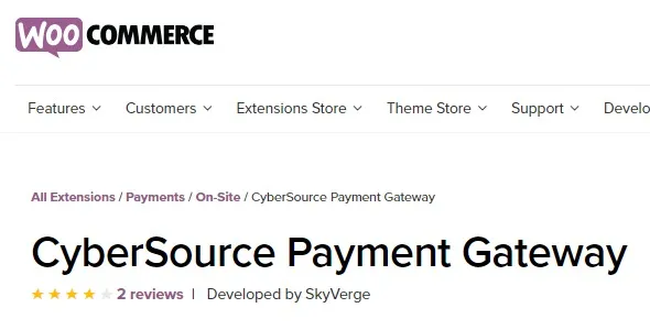 Free Download Woocommerce CyberSource Payment Gateway 2.10.2 [Latest Version]