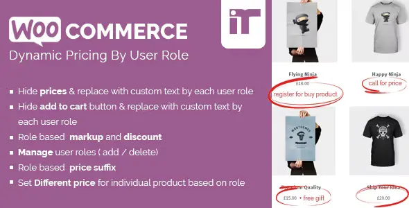 Free Download Woocommerce Dynamic Pricing By User Role 1.8 [Latest Version]