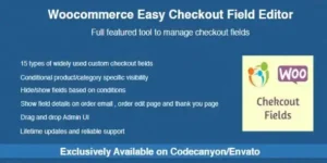 Free Download Woocommerce Easy Checkout Field Editor 3.5.11 [Latest Version]