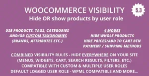 Free Download WooCommerce Hide Products by User Roles 6.3.2 [Latest Version]