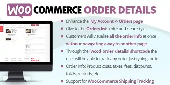Free Download WooCommerce Order Details 3.2 [Latest Version]