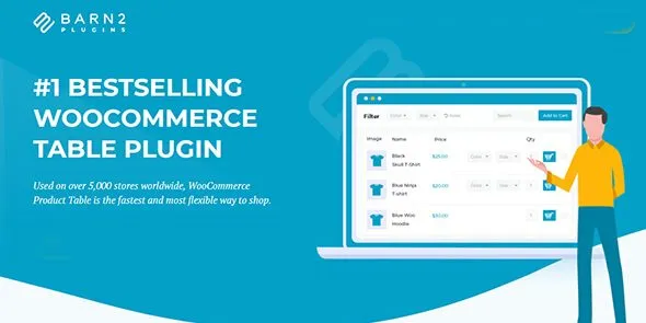 Free Download WooCommerce Product Table – Barn2 Media 4.3.8 [Latest Version]