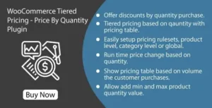 Free Download WooCommerce Tiered Pricing Price By Quantity Plugin 1.1.0 [Latest Version]