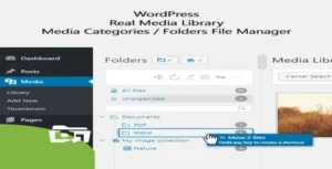 Free Download WordPress Real Media Library – Media Categories / Folders File Manager 4.22.79 [Latest Version]