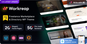 Free Download Workreap – Freelance Marketplace WordPress Theme 3.4.5 [Latest Version]
