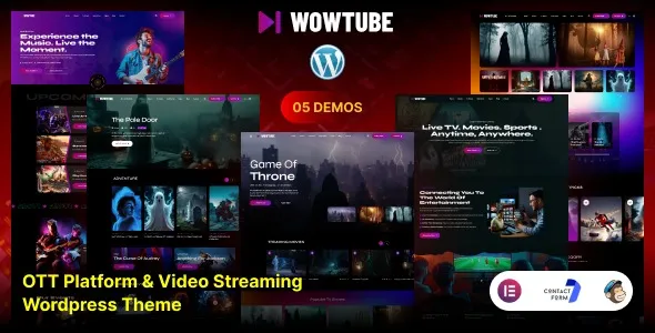 Free Download WowTube – OTT Platform & Video Streaming WordPress Theme 1.0.0 [Latest Version]