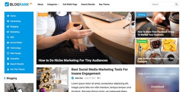 Free Download WP Enjoy BlogRank Pro Theme 1.0.3 [Latest Version]