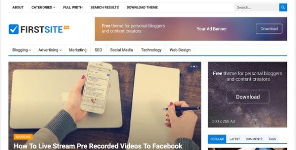 Free Download WP Enjoy FirstSite Pro Theme 1.0.4 [Latest Version]