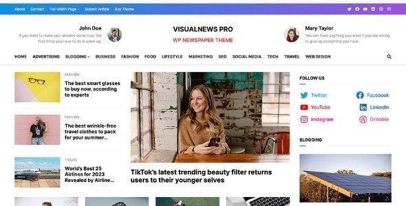 Free Download WP Enjoy VisualNews Pro Theme 1.0.4 [Latest Version]