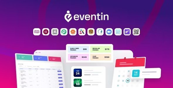 Free Download WP Eventin Events Manager & Tickets Selling Plugin for WooCommerce 4.1.11 [Latest Version]