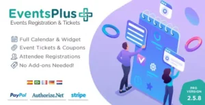 Free Download WP EventsPlus Events Calendar Registration & Booking 2.6.3 [Latest Version]