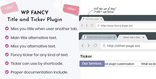 Free Download WP Fancy Title and Ticker WordPress Plugin 1.8.0 [Latest Version]