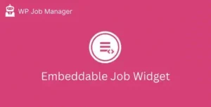 Free Download WP Job Manager Embeddable Job Widget 1.1.6 [Latest Version]