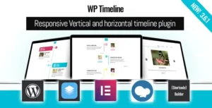 Free Download WP Timeline Responsive Vertical and Horizontal timeline plugin 3.7.3 [Latest Version]