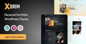 Free Download Xorim - Personal Portfolio & Resume WordPress Theme 1.0 [Latest Version]