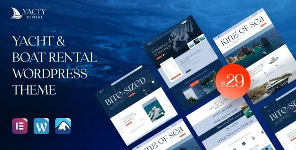 Free Download Yacty – Yacht & Boat Rental WordPress Theme 1.0.0 [Latest Version]