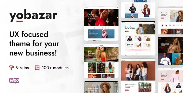 Free Download Yobazar – Elementor Fashion WooCommerce Theme 1.7.1 [Latest Version]