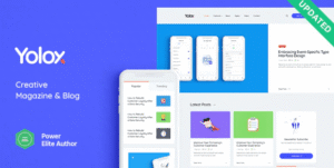 Free Download Yolox Modern WordPress Blog Theme for Business & Startup 1.0.15 [Latest Version]