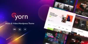Free Download Yorn Music & Video WordPress Theme 1.0.4 [Latest Version]