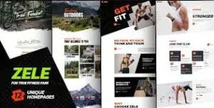 Free Download Zele – Fitness & Sports WordPress Theme 1.2.3 [Latest Version]