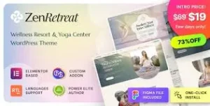 Free Download Zen Retreat – Wellness Resort, Spa & Yoga WordPress Theme 1.0.2 [Latest Version]