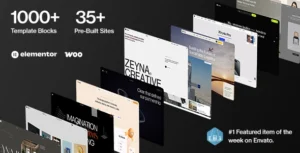 Free Download Zeyna - Multi-Purpose Creative WordPress Theme 1.3.1 [Latest Version]