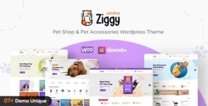Free Download Ziggy Pet Shop WordPress Theme 1.3.6 [Latest Version]