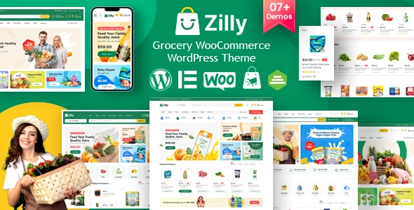 Free Download Zilly Grocery Store WordPress Theme 3.2 [Latest Version]