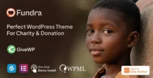 Fundra - Fundraising & Donation WordPress Theme 95% OFF